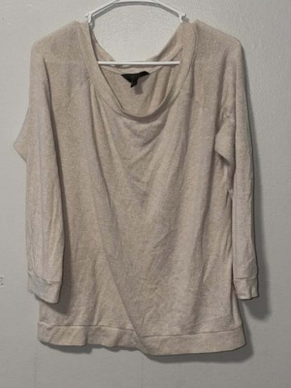 Cozy Neutral Lightweight Sweatshirt - Cream